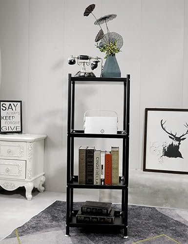 Miniatura 8 de MAGCOLOR Metal Shelving Unit 4 Tier Baked Zinc Stainless Steel Storage Shelves Rack for Kitchen,Laundry Room, Garage or Office Shelving Heavy Duty