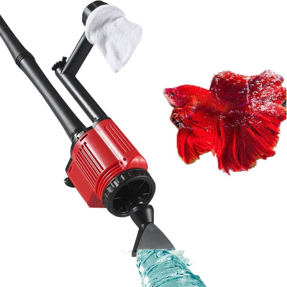 FeelGlad Filter Cleaning, 6 in 1 Electric Automatic Fish Tank Vacuum
