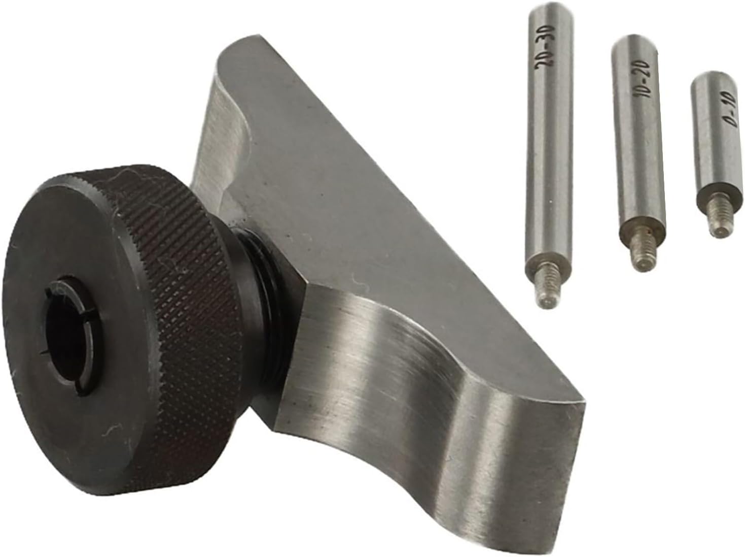 Indicator Depth Base, Stainless Steel Measurement Stand with Ground Base Plate, Threaded Knob Clamping Base, Extension Rods For Depth Gauge(63 * 17mm)