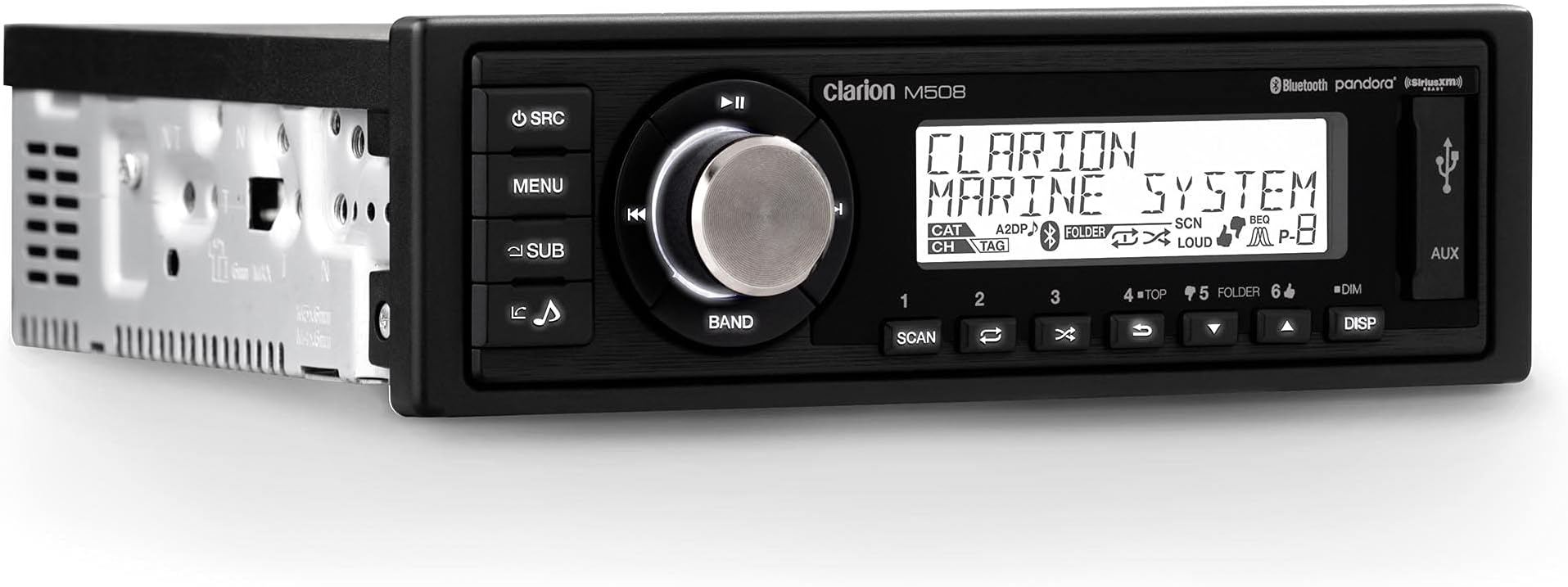 M508 Single DIN Digital Media Receiver with Built-in Bluetooth