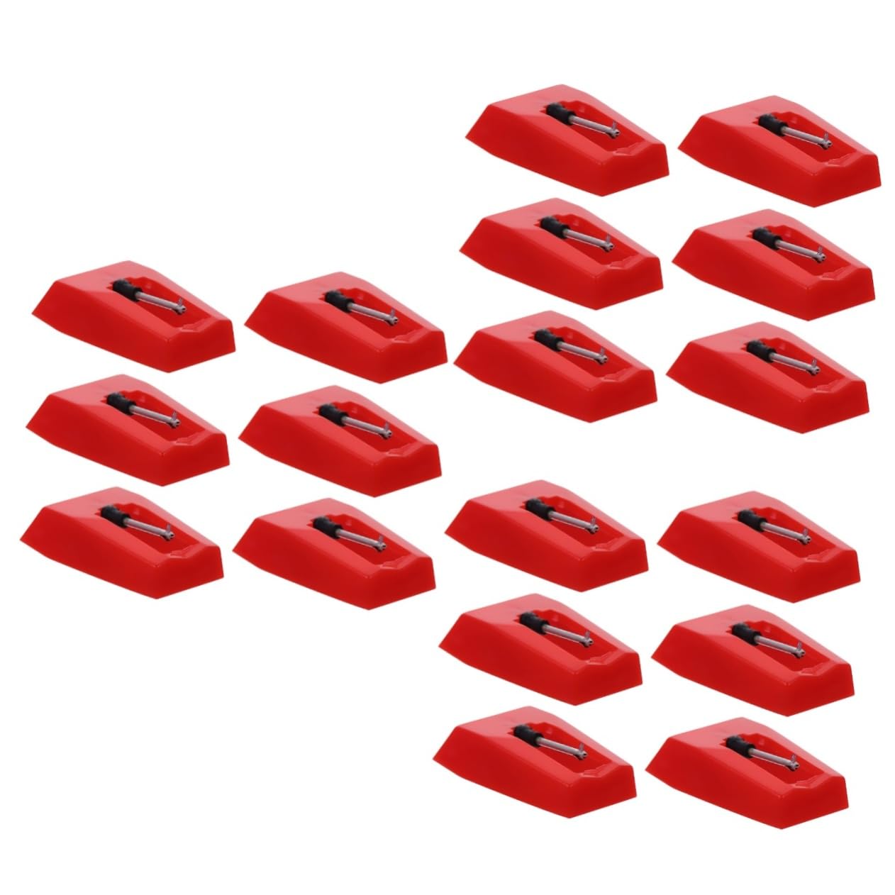 UPKOCH 3 Set Di Puntine Per Giradischi in Vinile Puntine Per Giradischi Di Ricambio Per Fonografo Plastica Alluminio Facile Da Installare 6 Pezzi*3