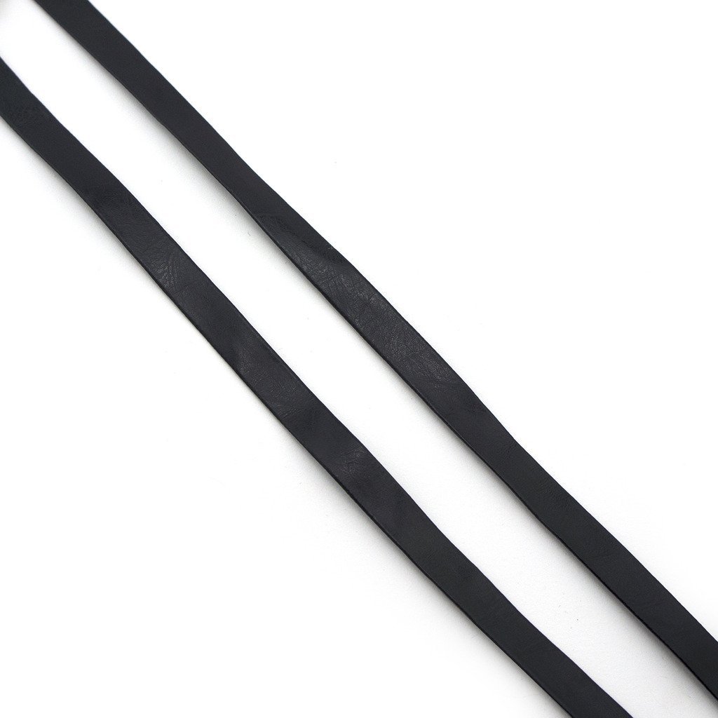 Garniture noir PU 10mm similicuir HAND galon mince pour réparer les bords usés