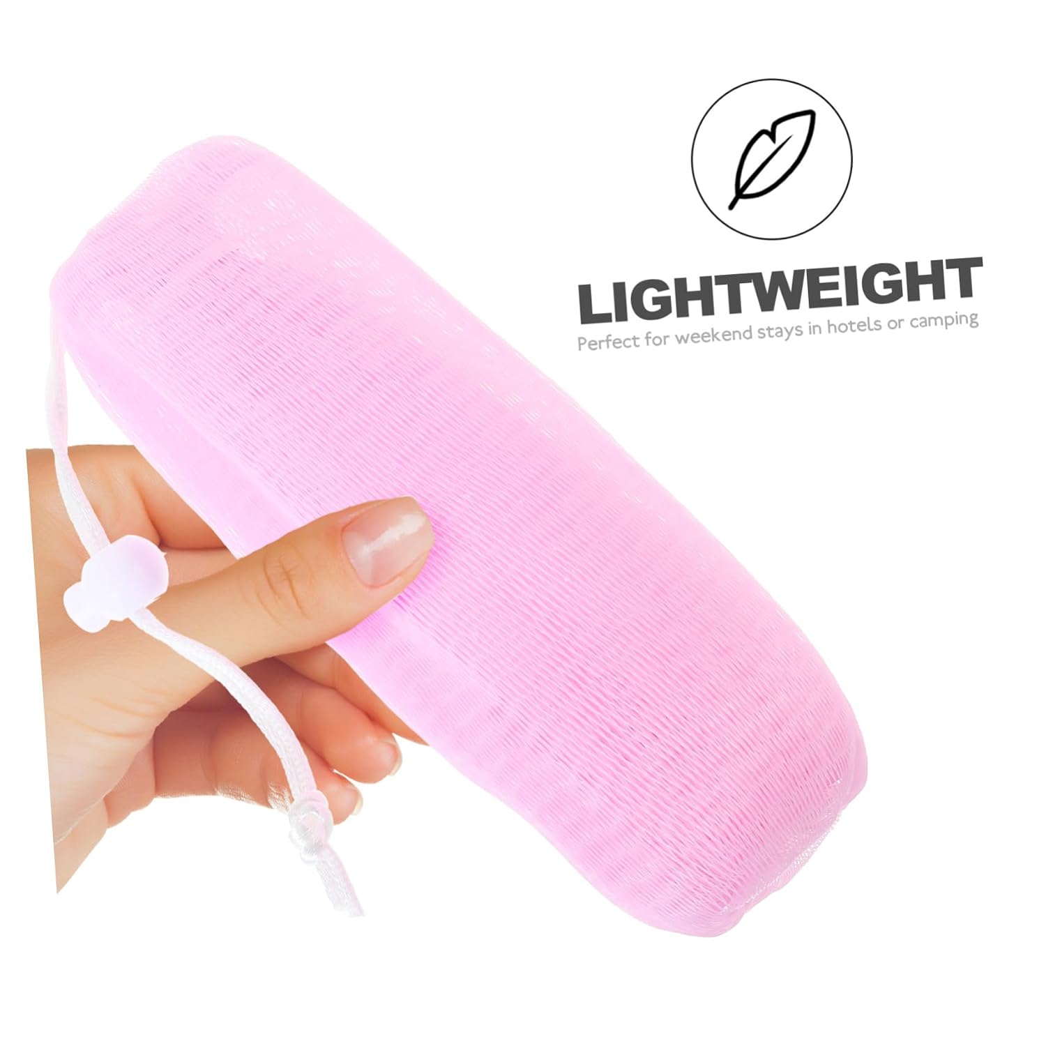 5Pcs Soap Pouch Bubble Maker Net Handmade Soap Storage Bags Exfoliating Scrubbing Mesh for Shower Travel and Bath