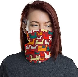 Colorful Cats Samba Breathable Washable Neck Gaiter
