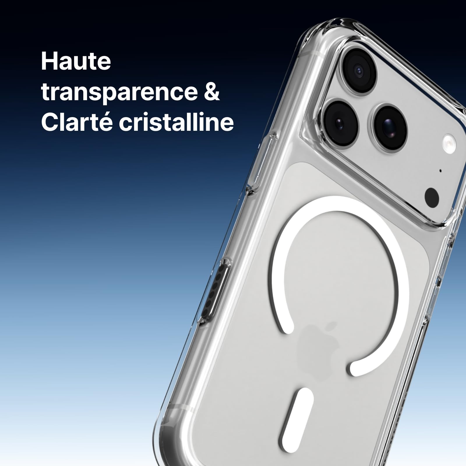 RhinoShield Coque Clear avec MagSafe pour iPhone 17e / 16e