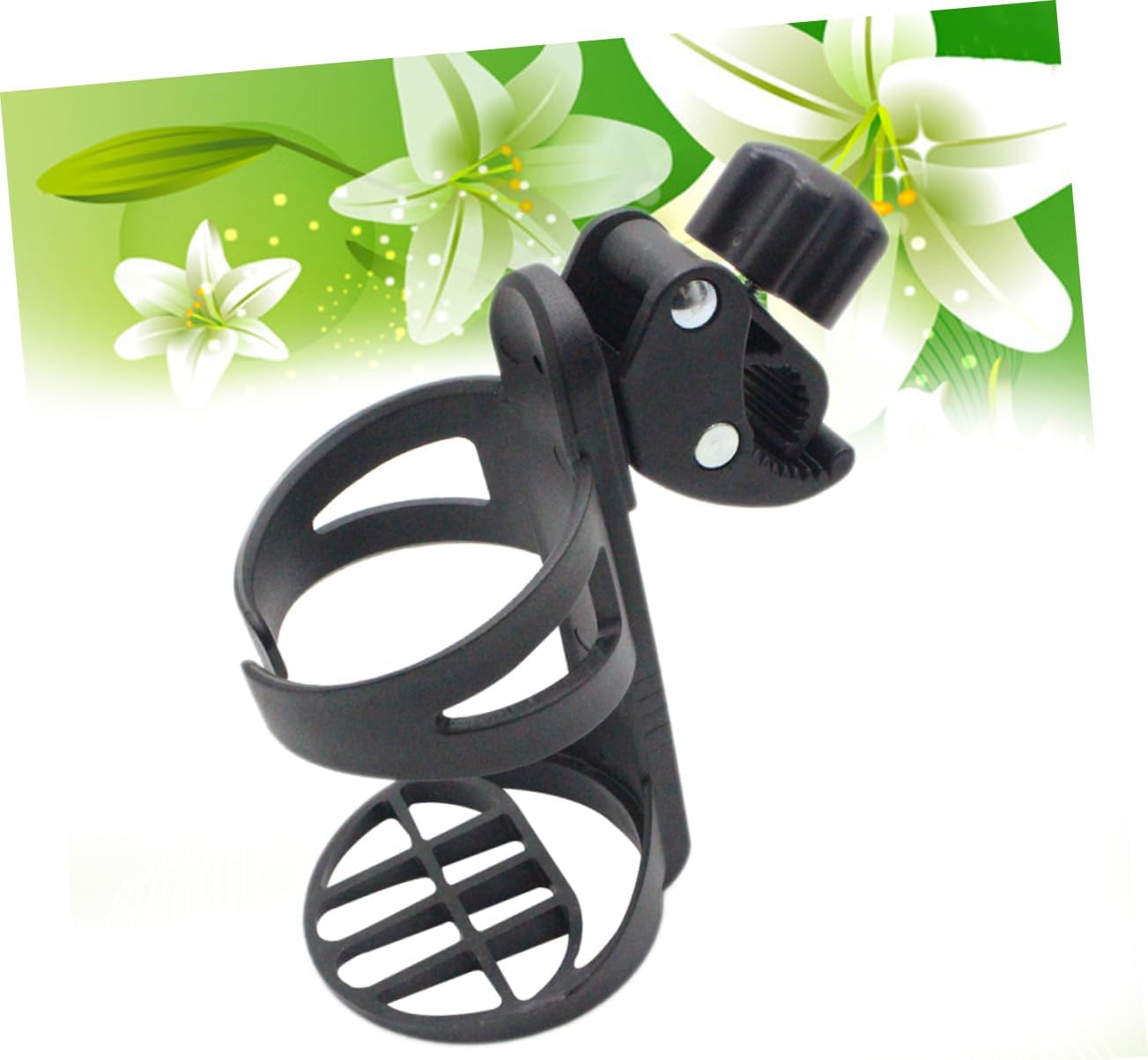 3pcs Stroller Cup Holder for Bike and Stroller Antislip Drink Holder Easy Install Fits and Wheelchairs