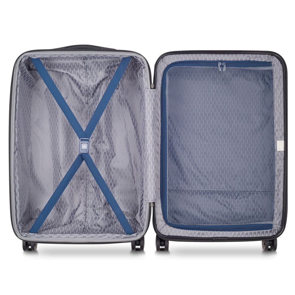 Delsey Valigia Espandibile 4 Ruote Doppie 68 cm, Adulti Unisex, Rosso-04 (Rosso), 68 cm