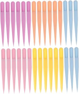 Housoutil 100pcs Eyelash Tweezer Set Precisio...