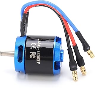 Dilwe RC Brushless Motor Power, Aluminum Alloy + Copper 2835â€‘1200KV Brushless Motor Kit Suitable for RC Remote Control Aircraft DIY RC Glider Aircraft Plane