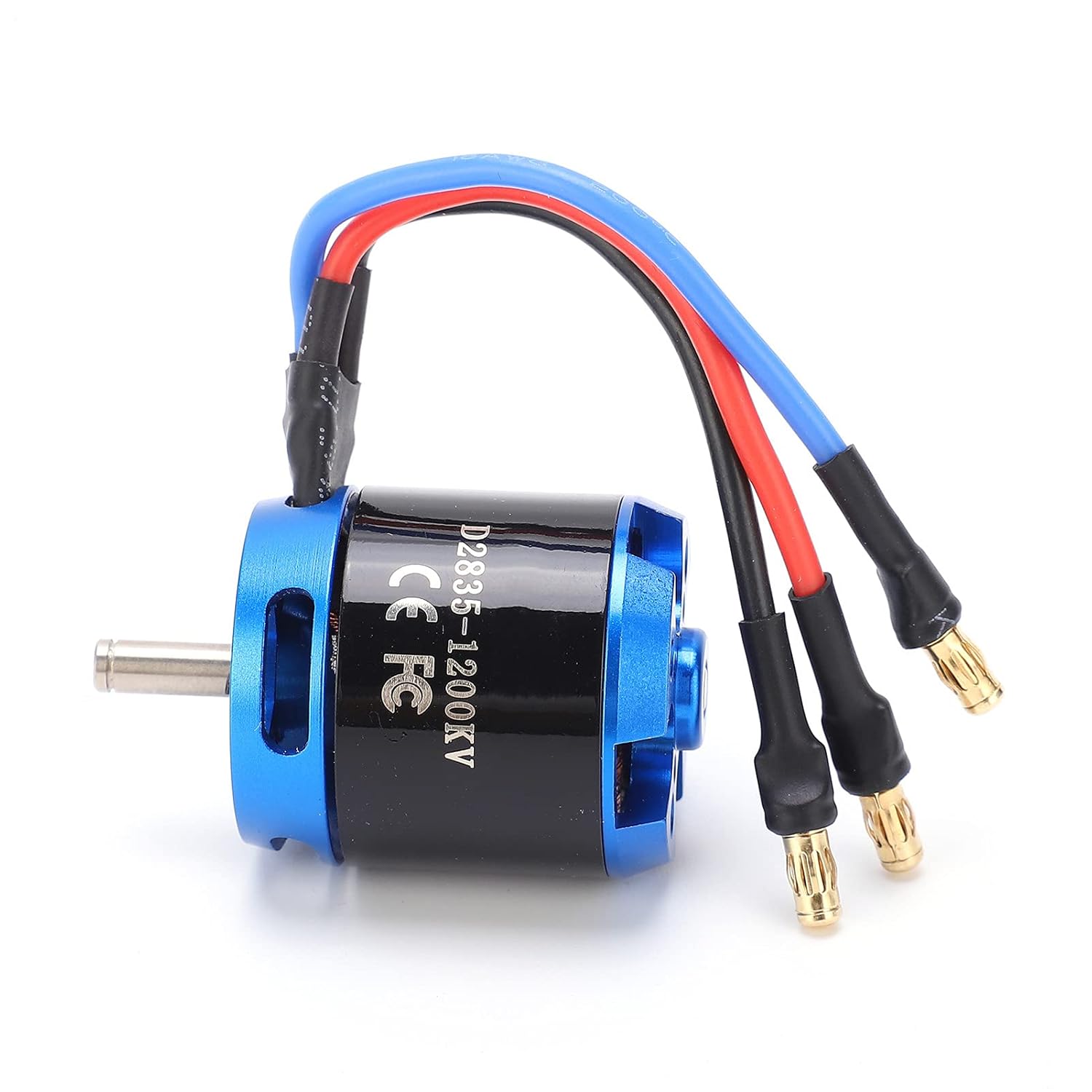 Dilwe RC Brushless Motor Power, Aluminum Alloy + Copper 2835‑1200KV Brushless Motor Kit Suitable for RC Remote Control Aircraft DIY RC Glider Aircraft Plane