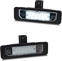 Vista 1 de RUXIFEY Lámparas LED para placa de matrícula compatibles con Ford Flex 2009 a 2019, Focus 2008 a 2011, Fusion 2006 a 2012, 6000K Blanco - Paquete