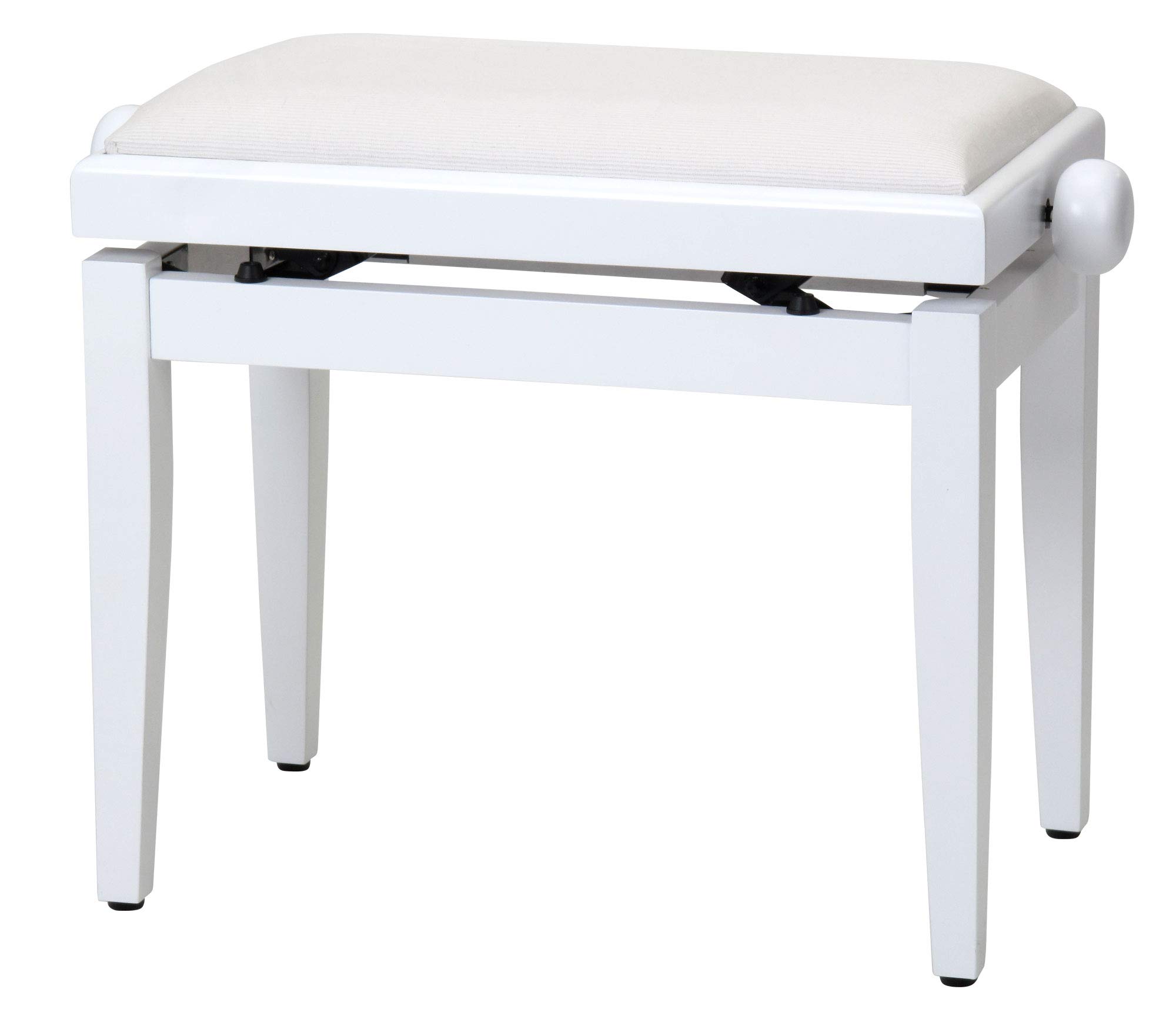 Classic Cantabile UP-1 WH Piano Vertical Digital - 88 Teclas con Peso - Teclado electronico con USB, MIDI, 40 voces, 256 polifonía - Organo musical Set con Banqueta y Auriculares - Blanco Brillante