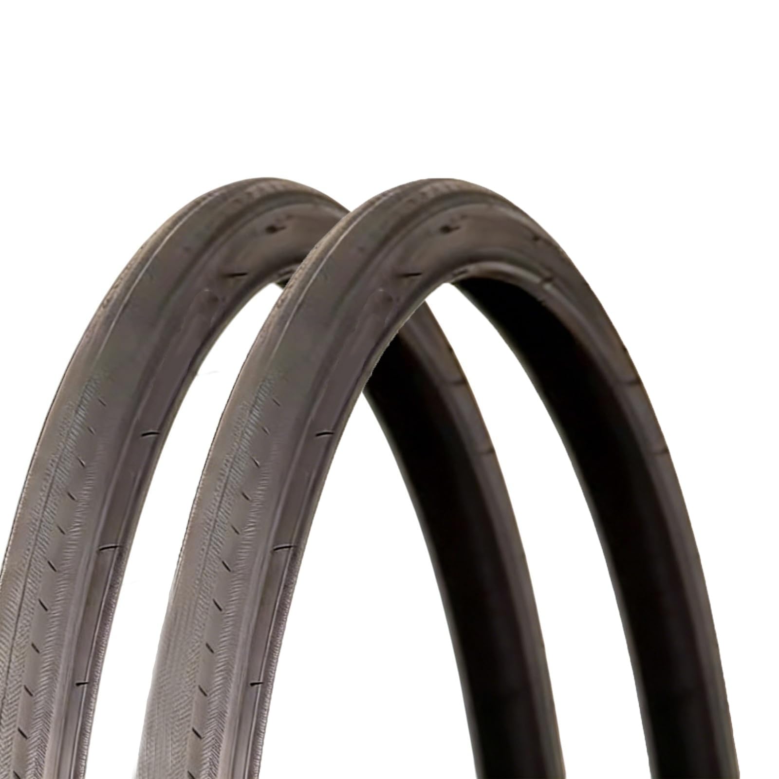 2PC 700x23C Vibrant Colored Bicycle Tires 8 Colors 700/23C Wear Resistant 700 23 C for Road City Bike(black,Tire)