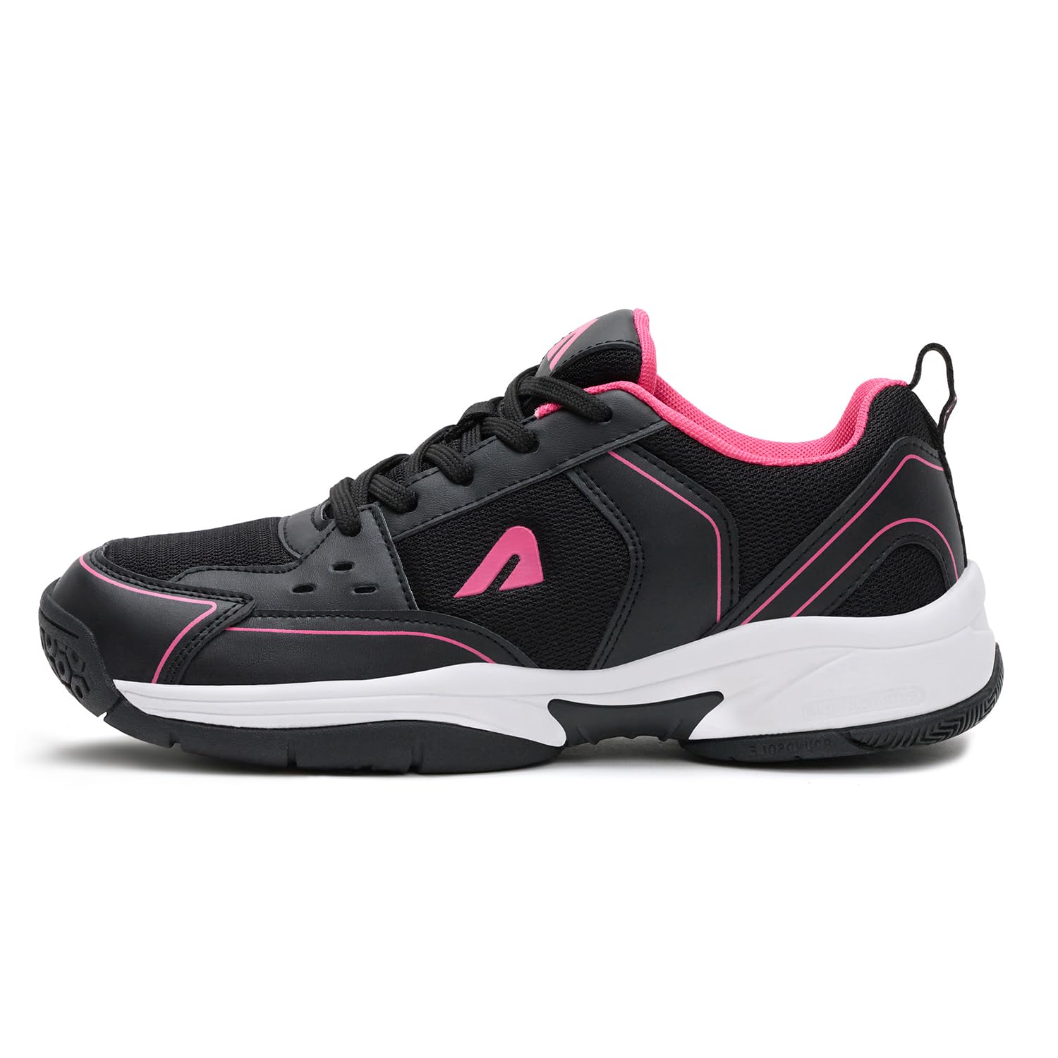 Boldfit Badminton Shoes for Women Breathable Anti Skid Sports Shoes for Shuttle Non Marking Girls Shoe for Professional Match & Indoor Court Sports