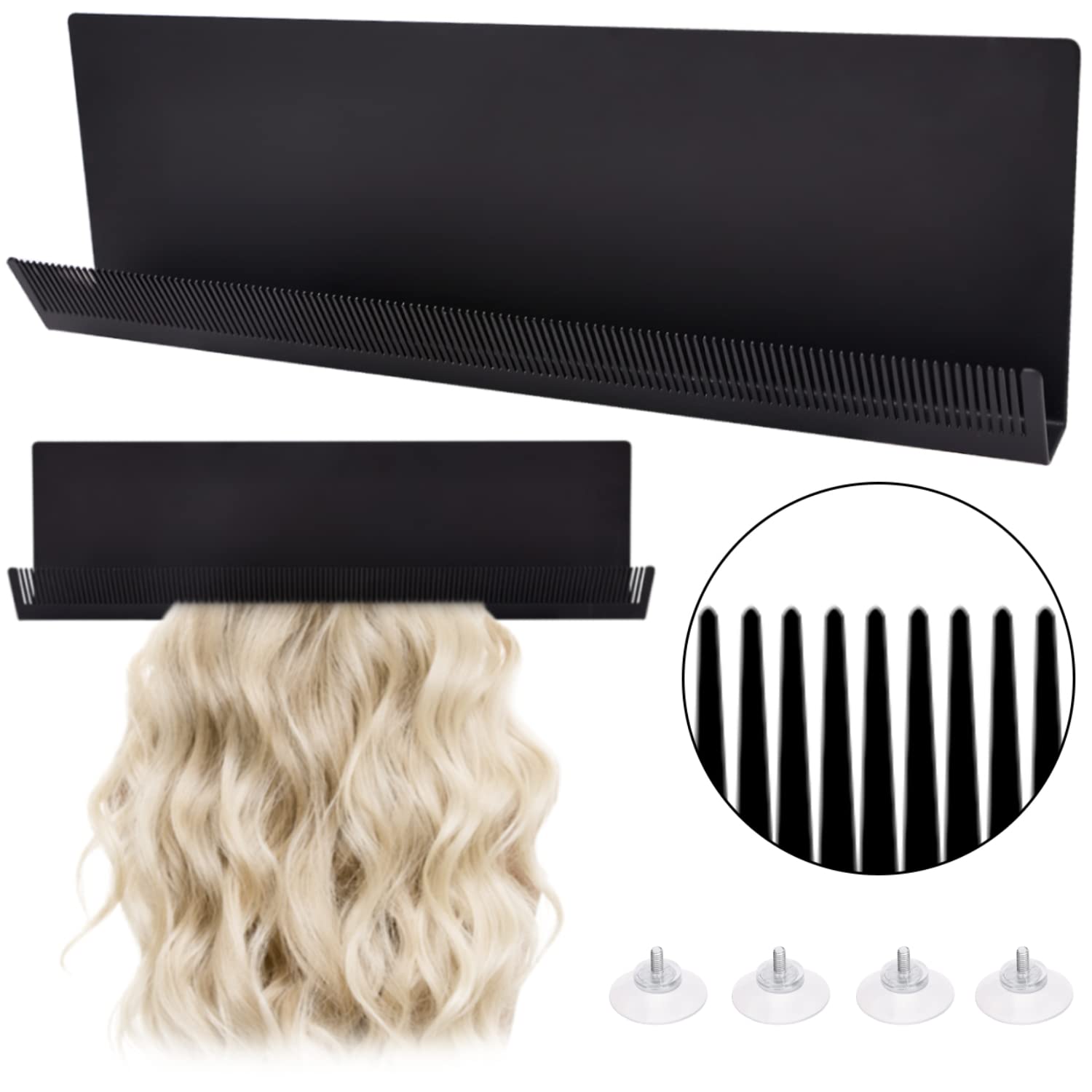 Hair Extensions Display Holder, for Coloring and BlowDrying Hair Stands Tool