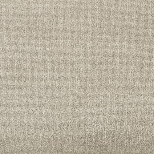 Chaise Longue Velluto Beige Rivestimento Gambe In Metallo Nero Versione Sinistra - 9