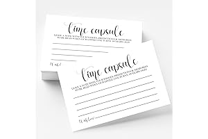 First Birthday Time Capsule Cards for Unforgettable Memories