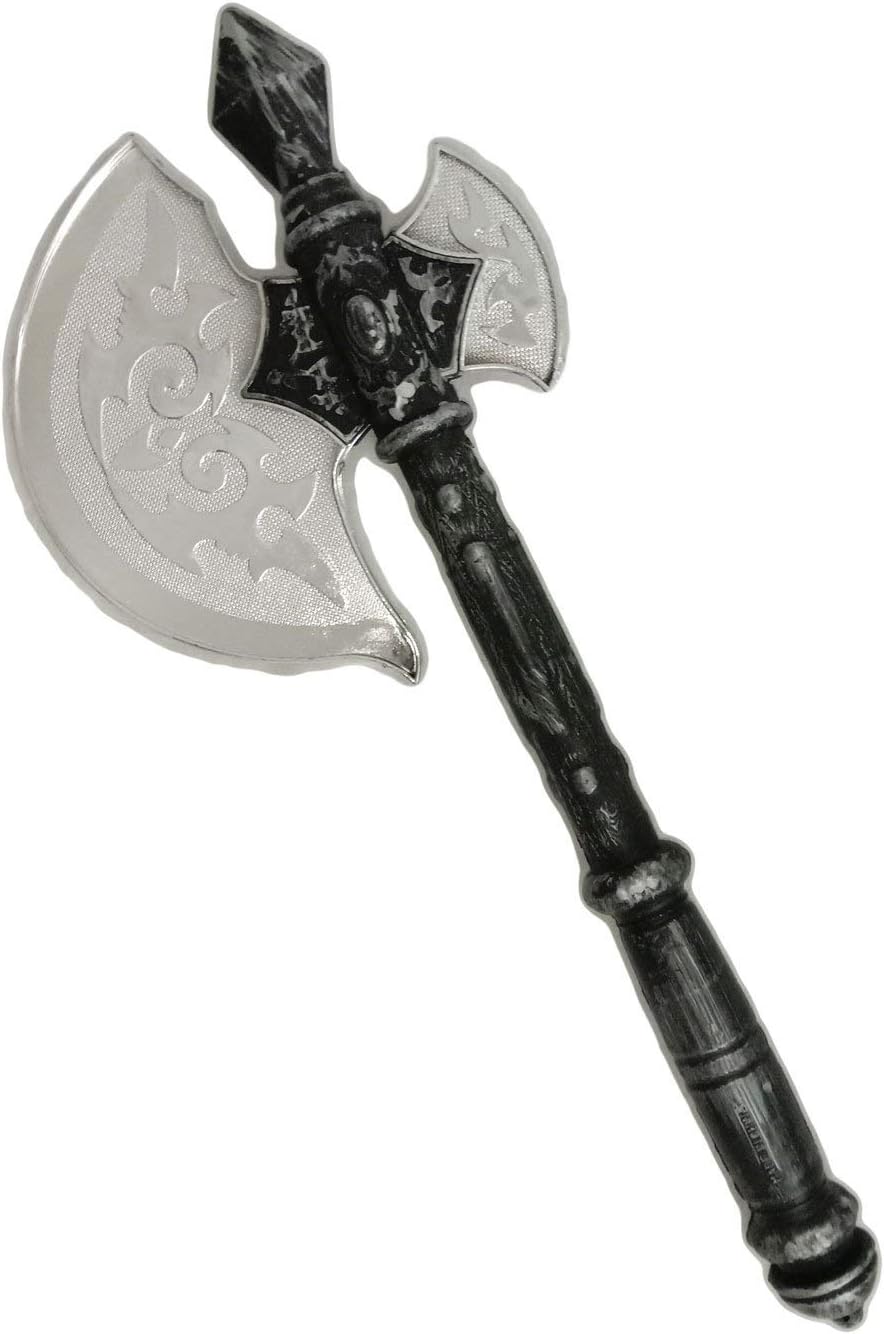 BookMyCostumeBookMyCostume Parashu Battle Axe Ganesha Pharsa Fancy Dress Costume Accessories for Kids Free Size Silver/Black