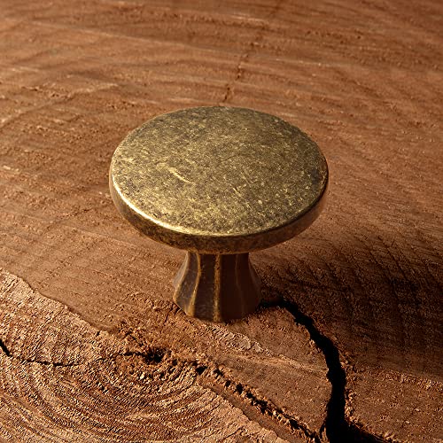 Goo-Ki 6 Pack Cabinet Knobs Antique Brass Zinc Alloy Kitchen Drawer Knobs 2202-Gt-Dan #TOP3