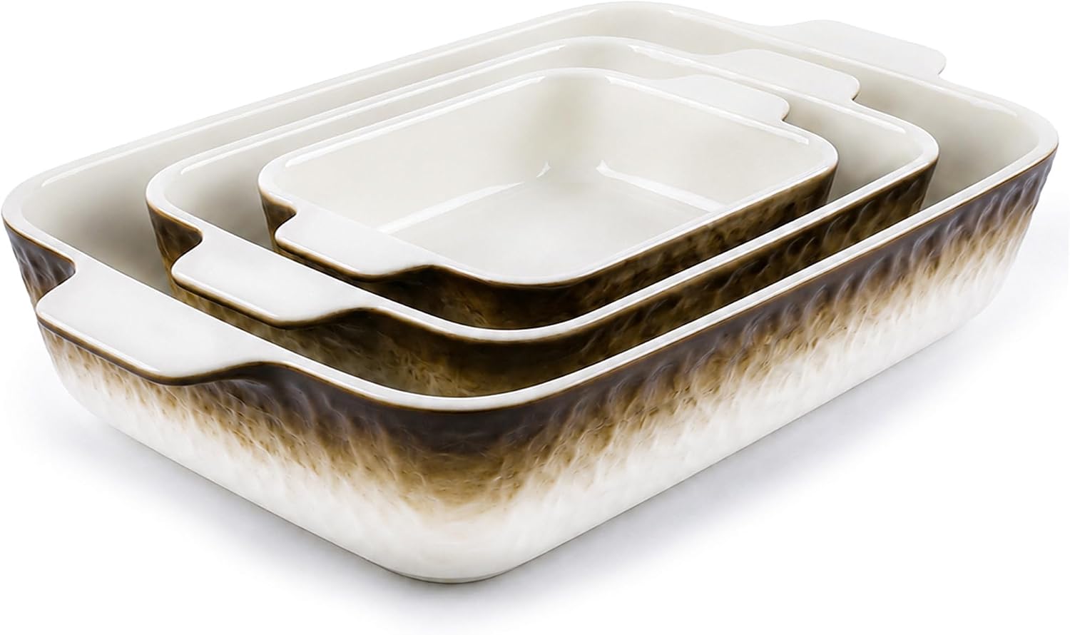 Casserole Dishes for Oven, Ceramic Baking Dish Set of 3