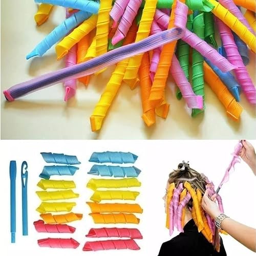 Shopmix Formador de Cachos 18 Rolinhos Magic Leverag Modelador Plástico Multicolorido