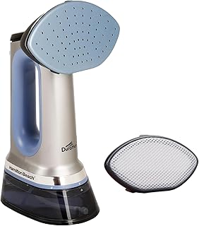 Hamilton Beach Patented Durathon 3-in-1 Garment Steamer, 10 year Soleplate warranty, Garment Steamer for Clothes, Steam Iron & Dry Iron for Clothes, One-Touch High/Medium/Delicate, Auto Shut off