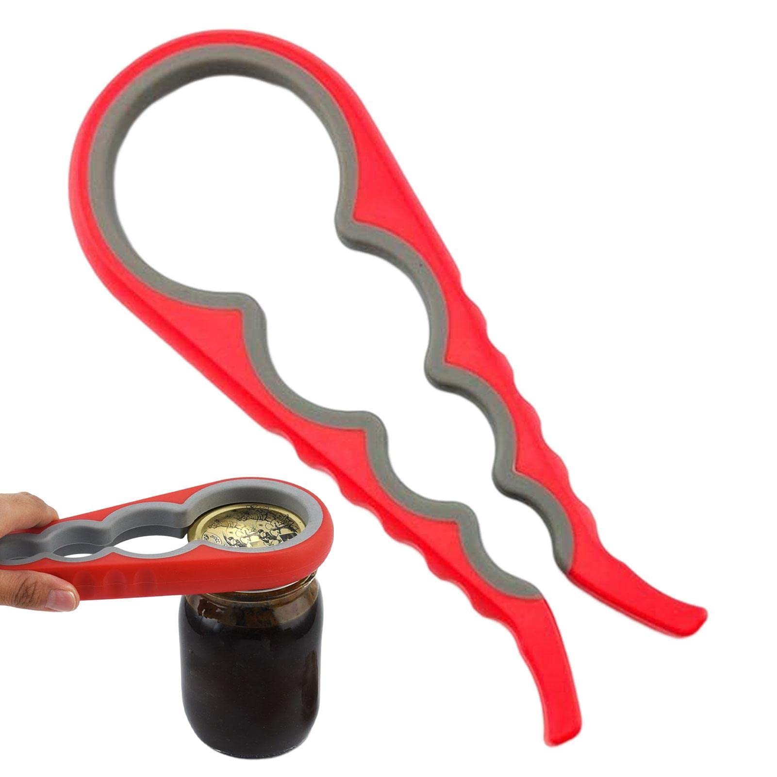 多機能ボトルオープナー付きジャーオープナー キッチングッズ ボトルオープナー Amazon.co.jp: 4 in 1 ボトルオープナー | 4 in 1 ジャーオープナー 多