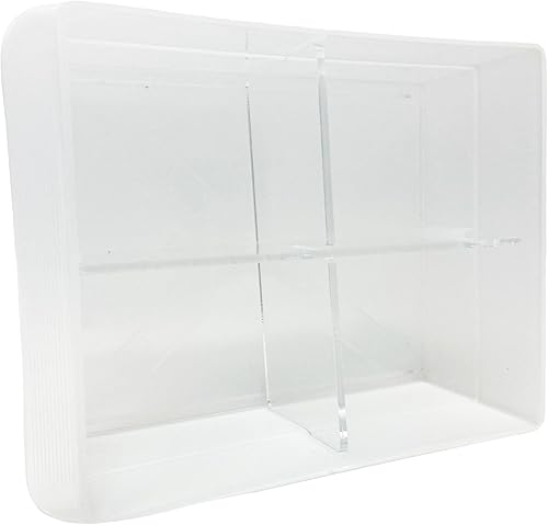 AUTUMN Divisores para armario de almacenamiento de plástico con cajones grandes, divisor de 4 secciones para cajón grande Akro-Mils 20702, paquete