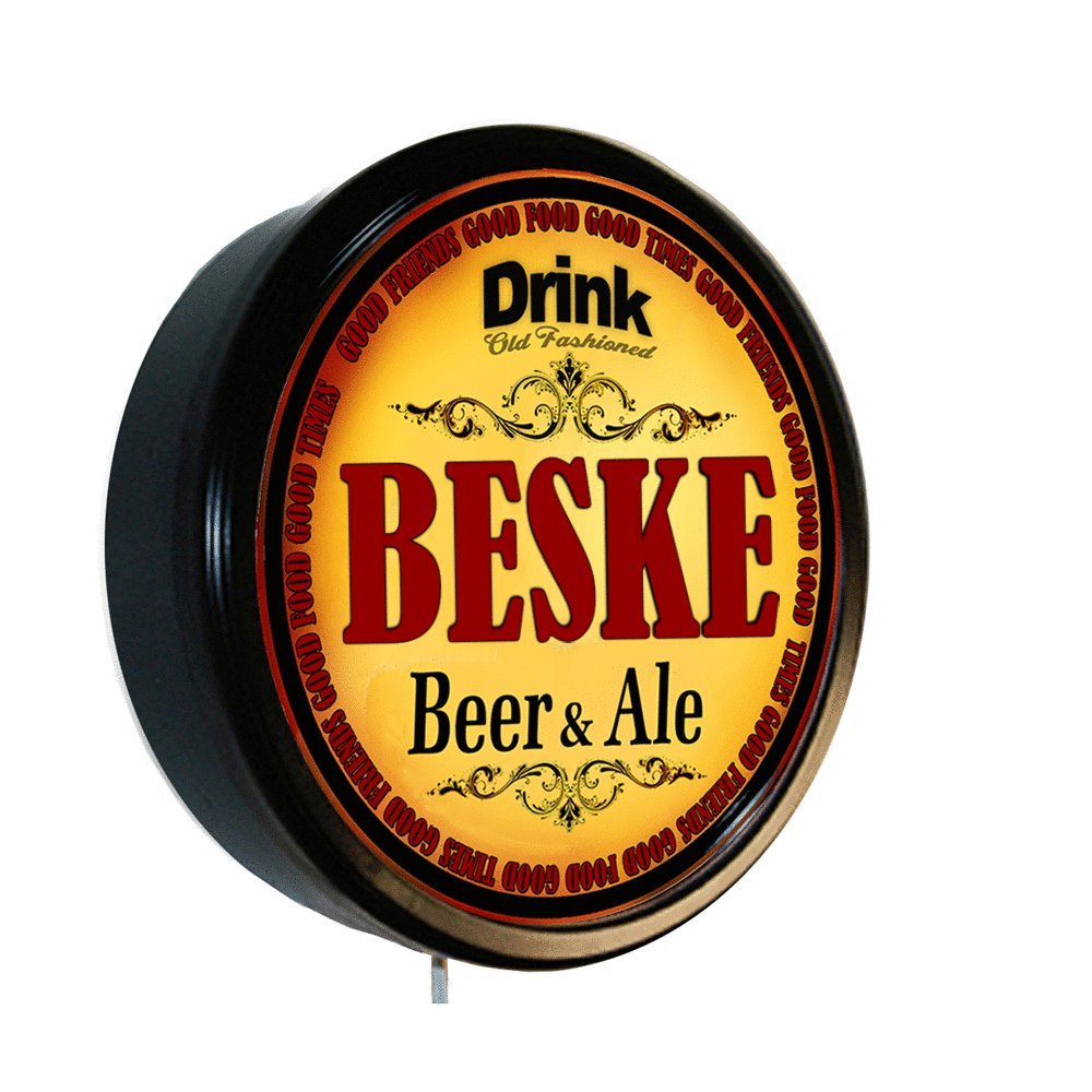 Goldenoldiesclocks BESKE Beer and Ale Cerveza Lighted Wall Sign