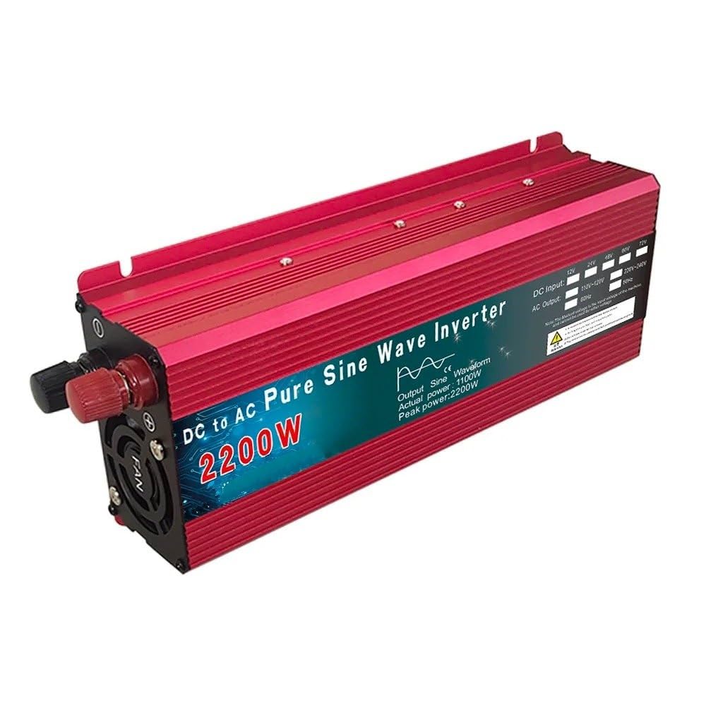 Inverter 12V 220V 2000W 3000W 1000W DC 24V 48V 60V A AC Convertitore Tensione A Onda Sinusoidale Pura Micro Fai Da Te Onda Sinusoidale Inverter