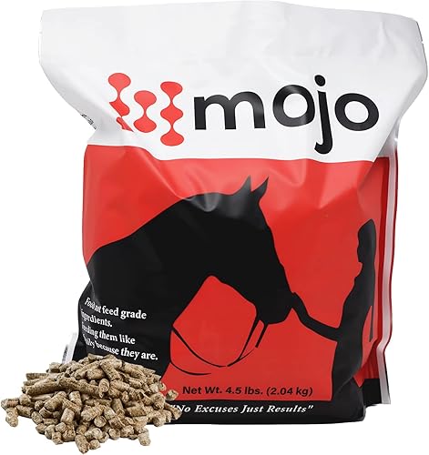 Mojo Suplementos para caballos articulares, suplemento peletizado equino, suplemento natural para el cuidado de las articulaciones para caballos,
