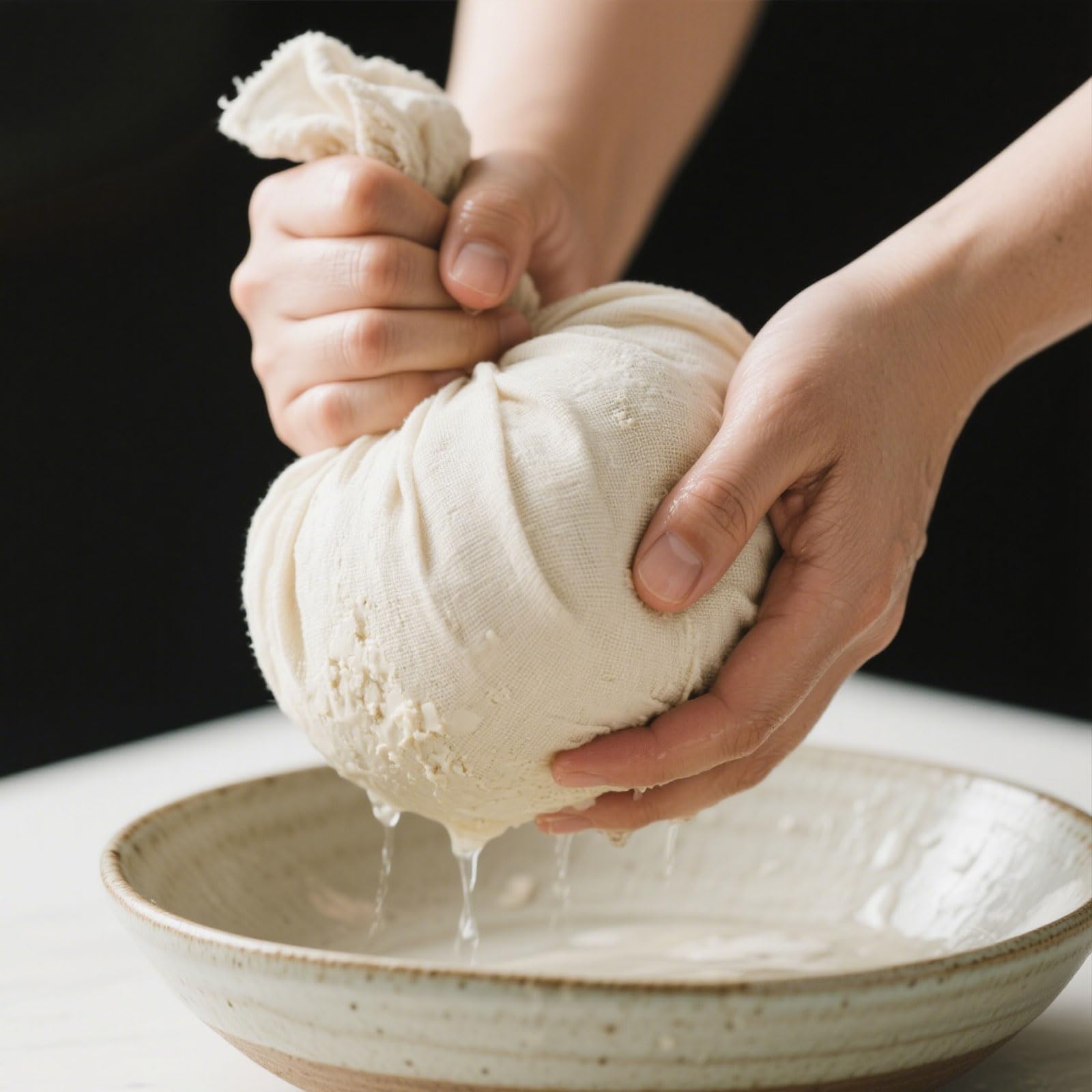 Etamine Alimentaire 6 Pièces Cheesecloth 50x50cm, Mousseline