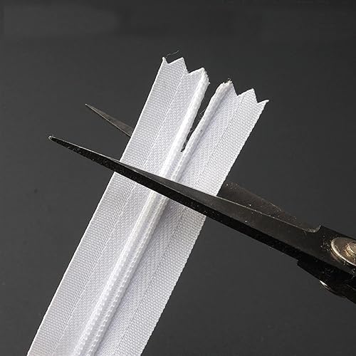 Miniatura 5 de Mdingbao-Zippers 3# 5pcs cremalleras invisibles de doble cabeza para coser ropa de lactancia materna cremallera para ropa de tela de nailon, fuerte