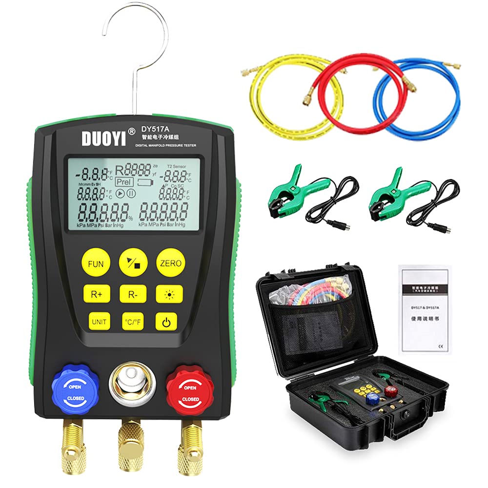 Buy Refrigeration Digital Manifold Gauge Set for Air Conditioning