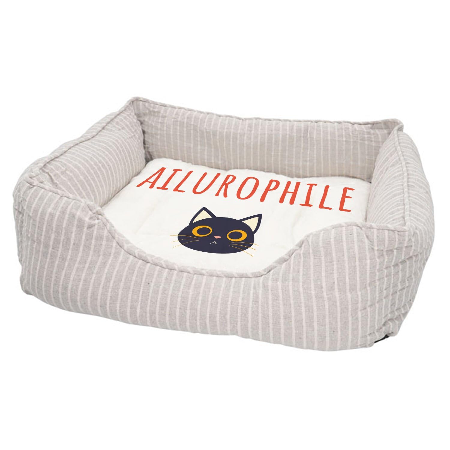 Panier pour chien et chat lavable avec son coussin déhoussable moelleux