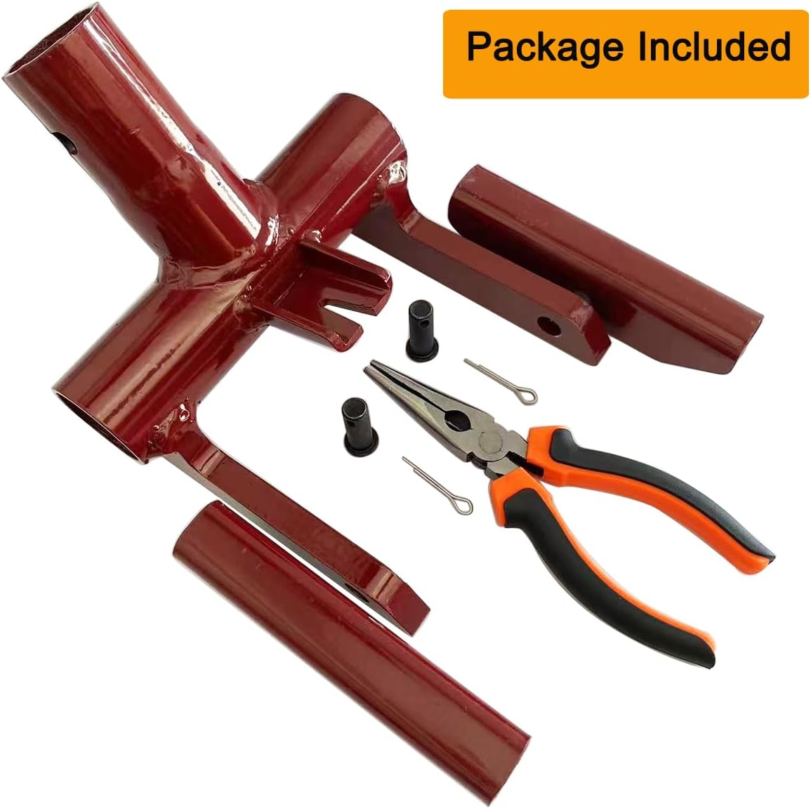 JINHAN Pallet Buster Articulating Head, Enhanced Deck Board Wrecker Pry Bar, Wooden Pallet Dismantling Tool, (Head Only, No Handle)