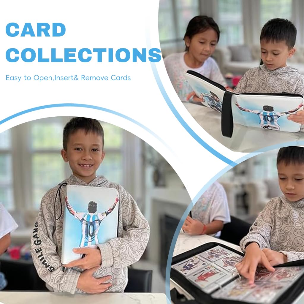 PATPAT Football Cards Binder, Ages 3, 720-Pocket PU Waterproof Cover 2