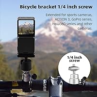 Vista 5 de Soporte para bicicleta con control remoto para bicicleta, clip de bicicleta ajustable, clip de abrazadera para manillar, soporte de controlador RC