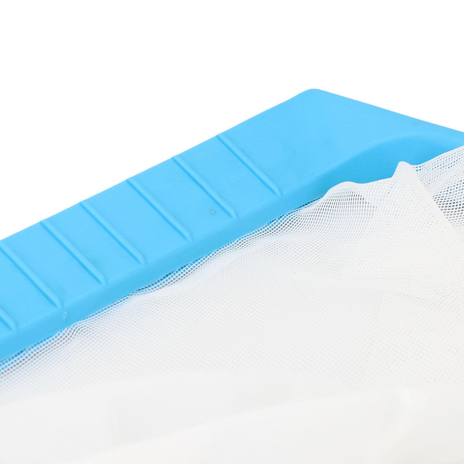 Épuisette de Piscine Professionnelle, Râteau à Feuilles Robuste avec Mailles Fines et Profondes et Cadre renforcé, Poignée Ergonomique pour Piscines Hors Sol, Enterrées, Bassins