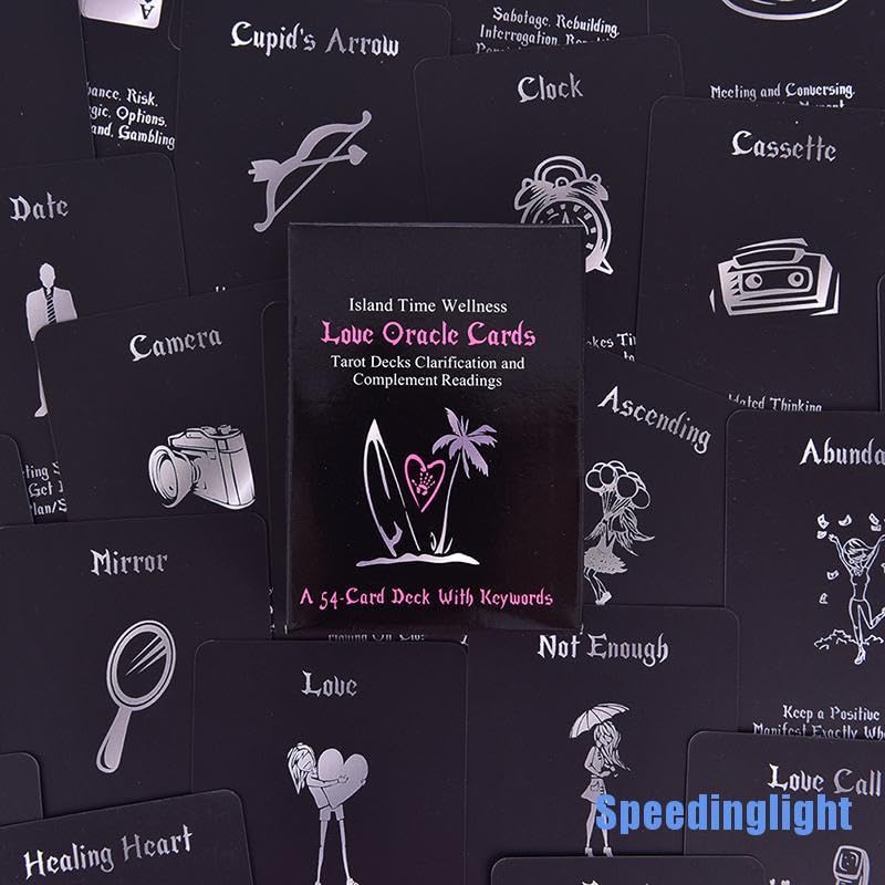 Image of AYME Love Oracle Card, 54-Card Deck Oracle Cards Used for Fortune-Telling and Predicting The Future, Table Card Games Suitable for Parties (Style 33)