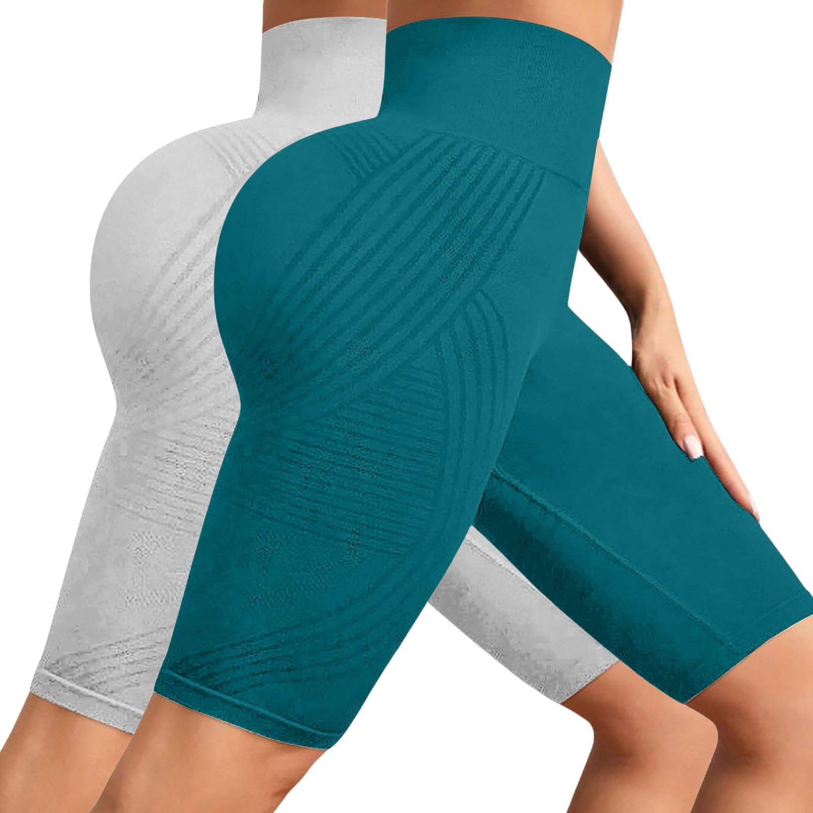 Generico Leggins 3D Anticellulite Donna Cellulite Leggings a Compressione Graduata Lipedema Legging Sportivi Push Up Vita Alta Senza Cuciture Pantaloni Yoga e Fitness Pantaloni Ginnastica Donna