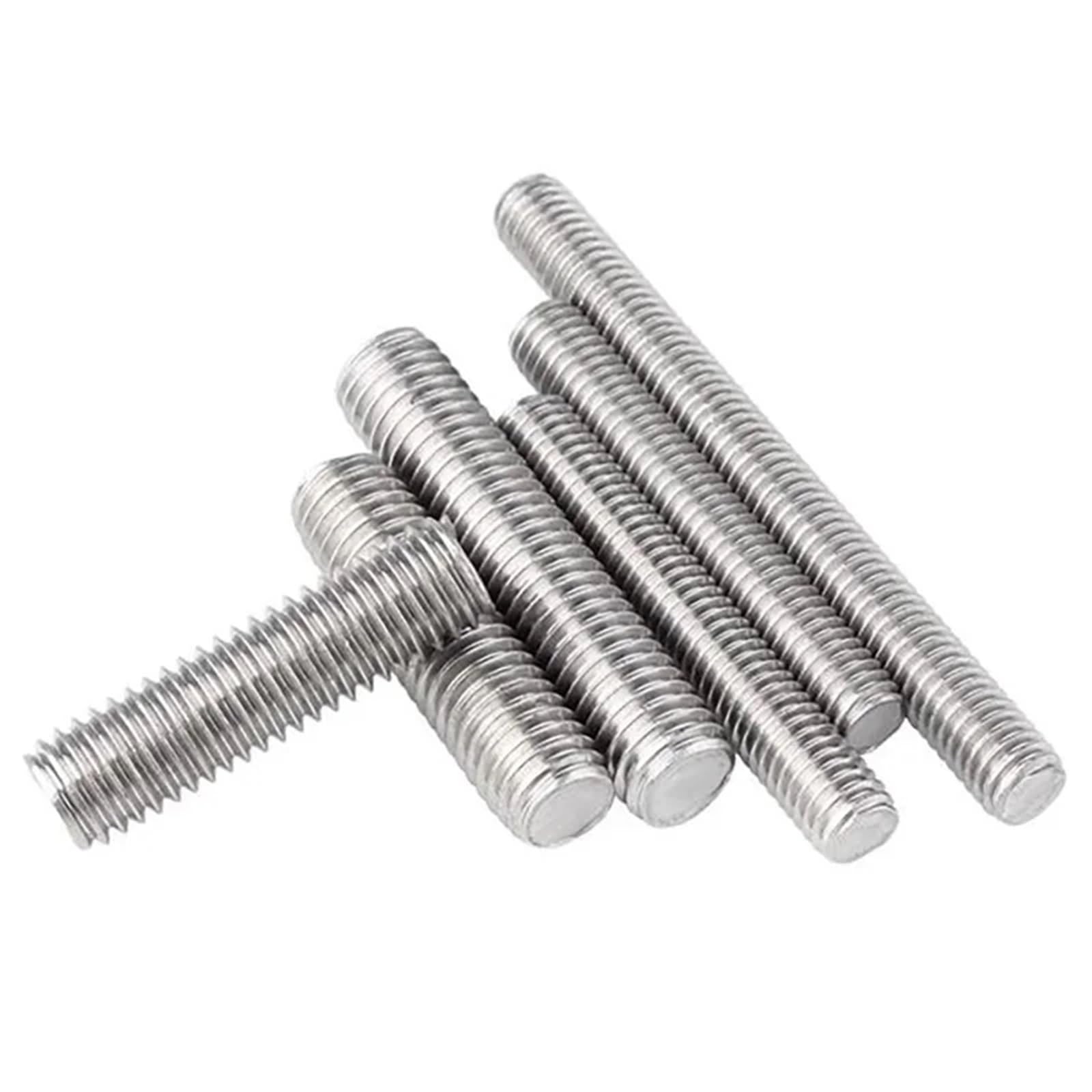 Varilla roscada completa Varillas con rosca métrica completa Tornillos Perno de acero inoxidable 304(M10 (5pcs),250mm)