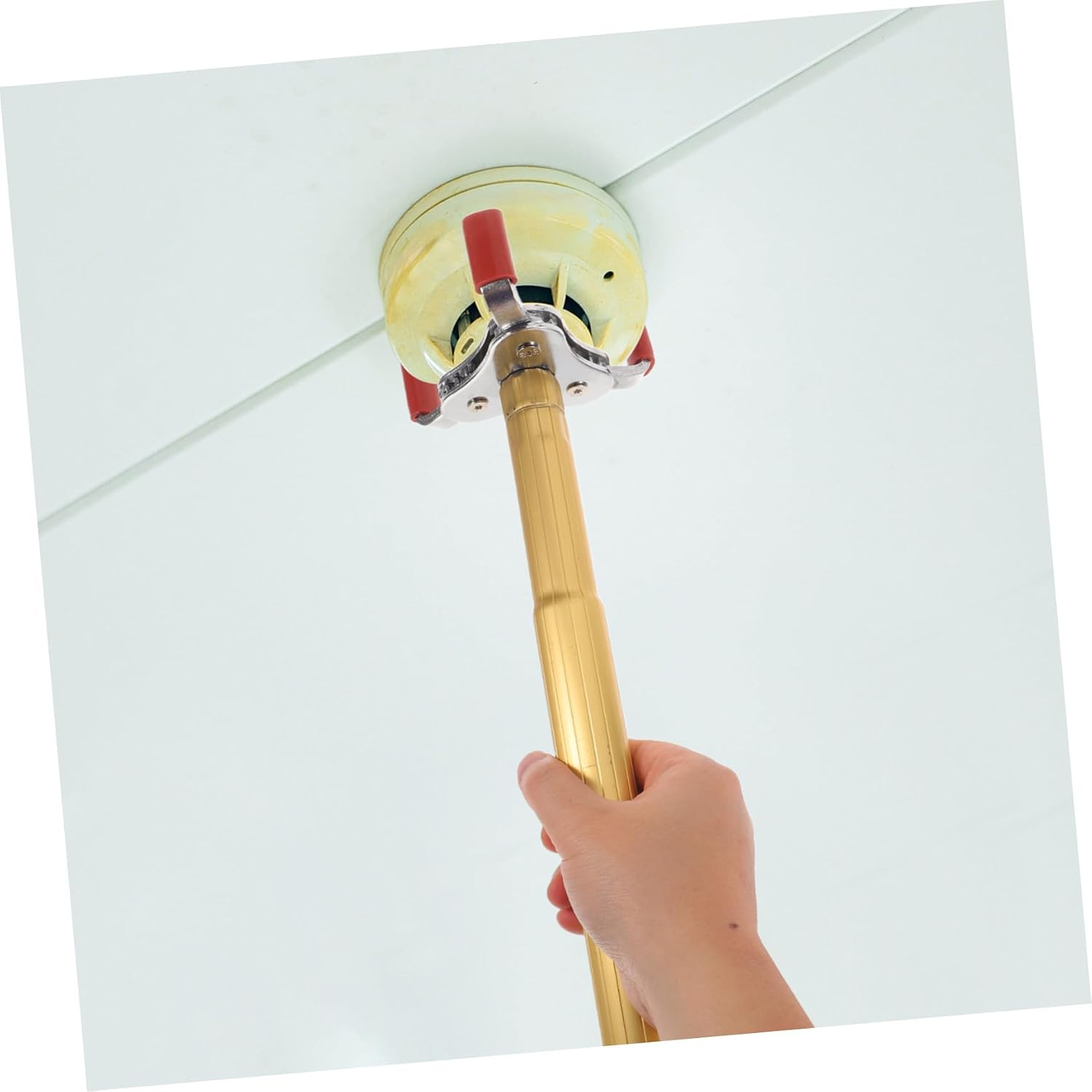 Smoke Transducer Disassembly Device and Lightweight Use with Aluminum Alloy Claw Head Attachment for Ladder-Free Installation Random Color in Office Fire Equipment Assembly