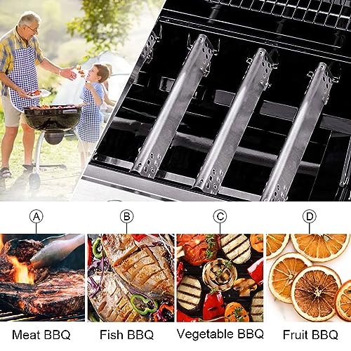 Grill Burners Replacement Parts for Charbroil Performance 2 Burner, Stainless Steel Grill Parts for 463625217 463673519 463625219 463673517 463673017 463275517 463244819, G470-5200-W1, G470-0004-W1 - Thumbnail 3