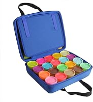 Vista 9 de Hermitshell Estuche rígido de viaje para compuesto de modelado Play-Doh, paquete de 40 latas de colores de 3 onzas (solo estuche negro)