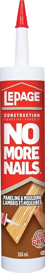 LePage No More Nails Paneling and Moulding Construction Adhesive, 266 ...
