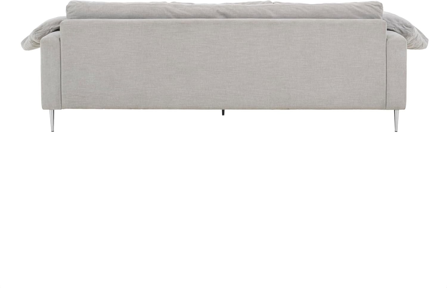 Tov Furniture Vari Light Grey Textured Velvet Lounge Sofa