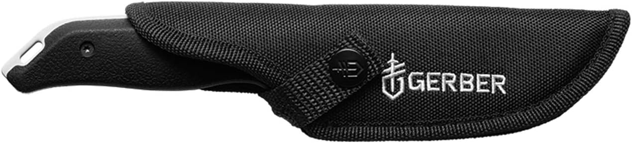 Gerber Moment Fixed Blade Knife, Drop Point [31-002197],Black