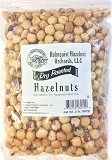 2 LB | Holmquist Hazelnuts Dry (AIR) Roasted Hazelnuts | Unsalted | NON-...