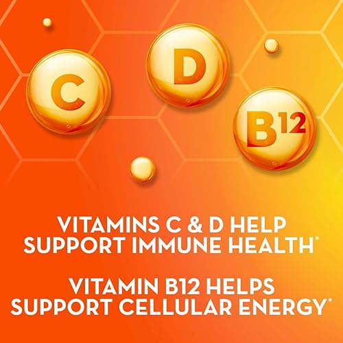 Miniatura 4 de Metamucil Gomitas de suplemento de fibra más vitaminas C, D y B12, sin azúcar añadido, mezcla de fibra prebiótica a base de plantas de 0.18 oz para